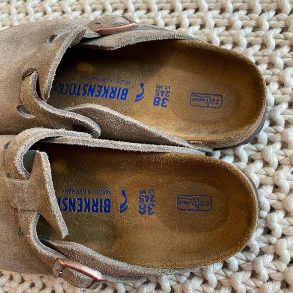 Birkenstock Boston taupe suede - Picture 2 of 5